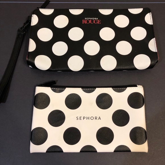 Sephora Handbags - New Sephora cosmetic makeup travel pencil bags set